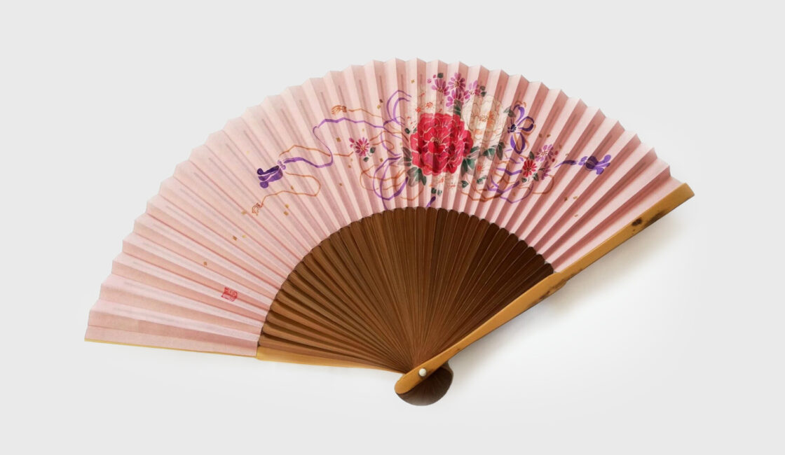 「お誂え」組紐牡丹
