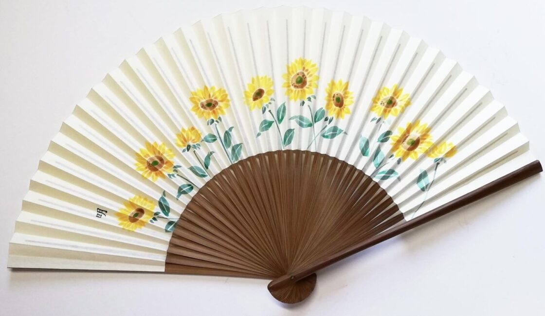 オーダー扇子「ひまわり」